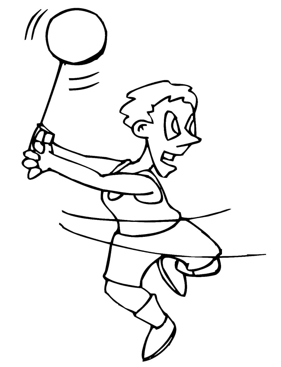 Coloriage gratuit Athletisme #193842 de la collection Sports à imprimer