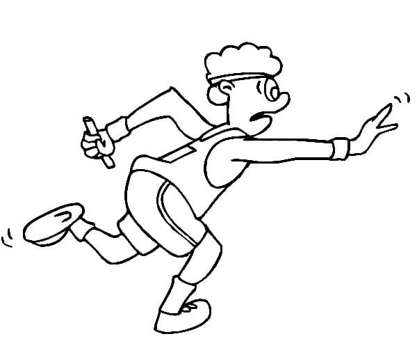 Coloriage gratuit Athletisme #193845 de la collection Sports à imprimer