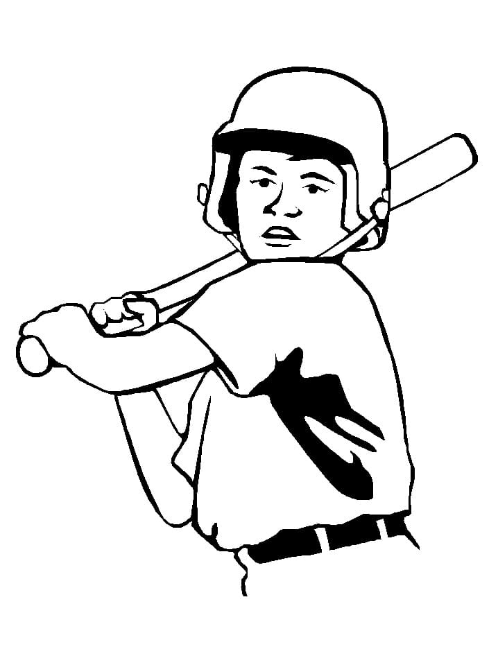 Coloriage gratuit Baseball #177123 de la collection Sports à imprimer