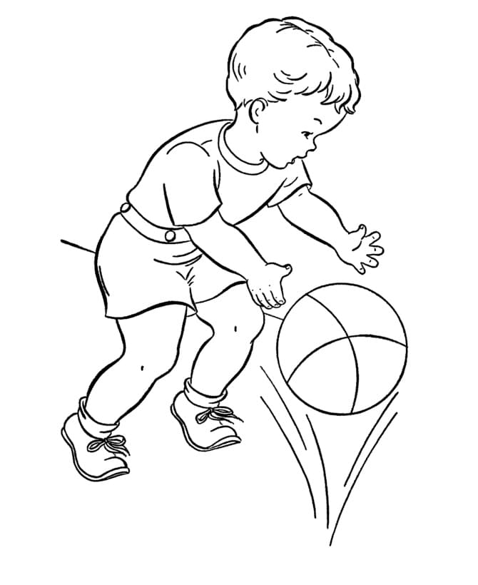Dessin à colorier: Basketball (Sports) #177158 - Coloriages à Imprimer Gratuits