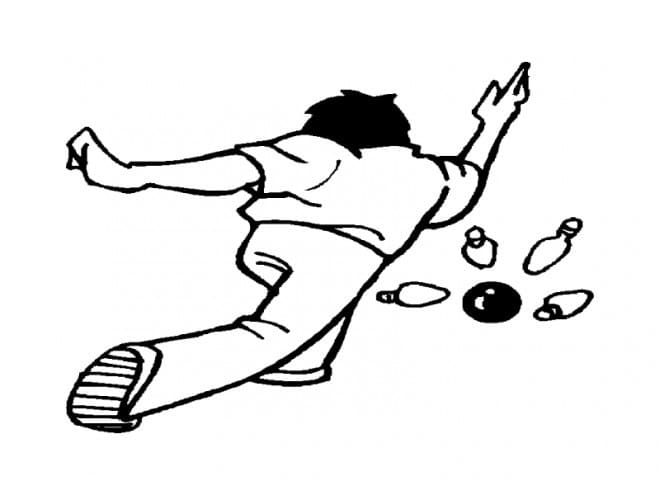 Coloriage gratuit Bowling #173922 de la collection Sports à imprimer