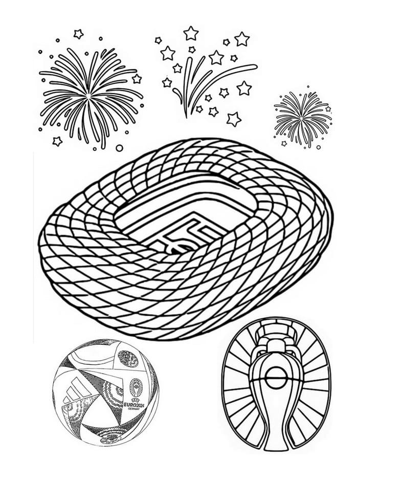 Coloriage gratuit Championnat UEFA Euro #213977 de la collection Sports à imprimer