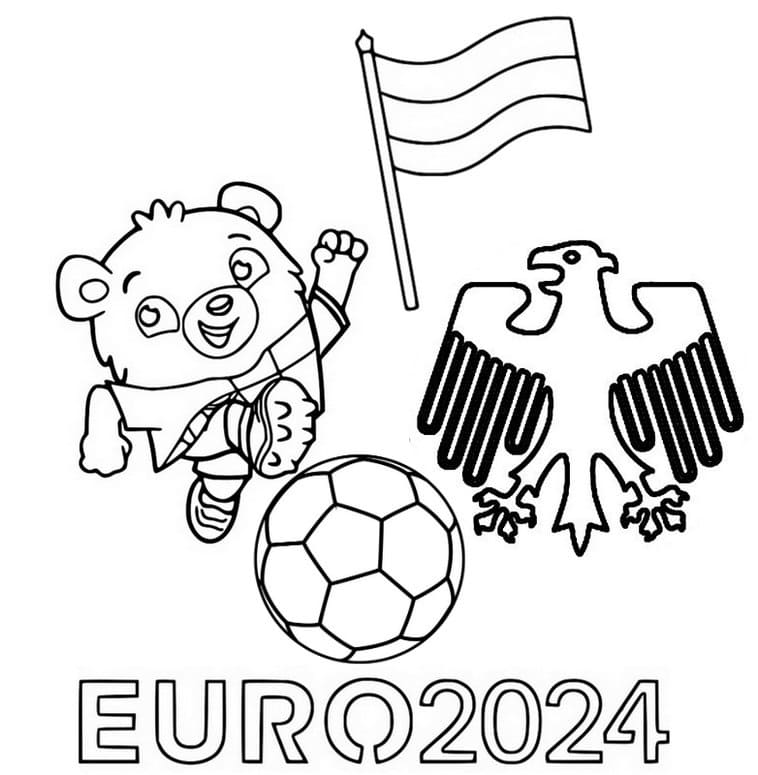 Coloriage gratuit Championnat UEFA Euro #213978 de la collection Sports à imprimer