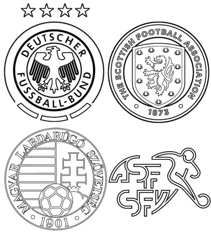 Coloriage gratuit Championnat UEFA Euro #214001 de la collection Sports à imprimer