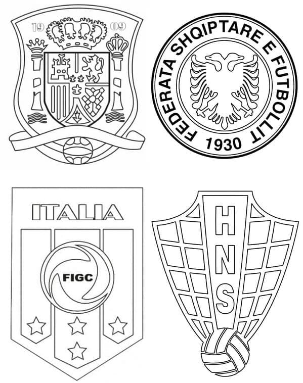 Coloriage gratuit Championnat UEFA Euro #214002 de la collection Sports à imprimer