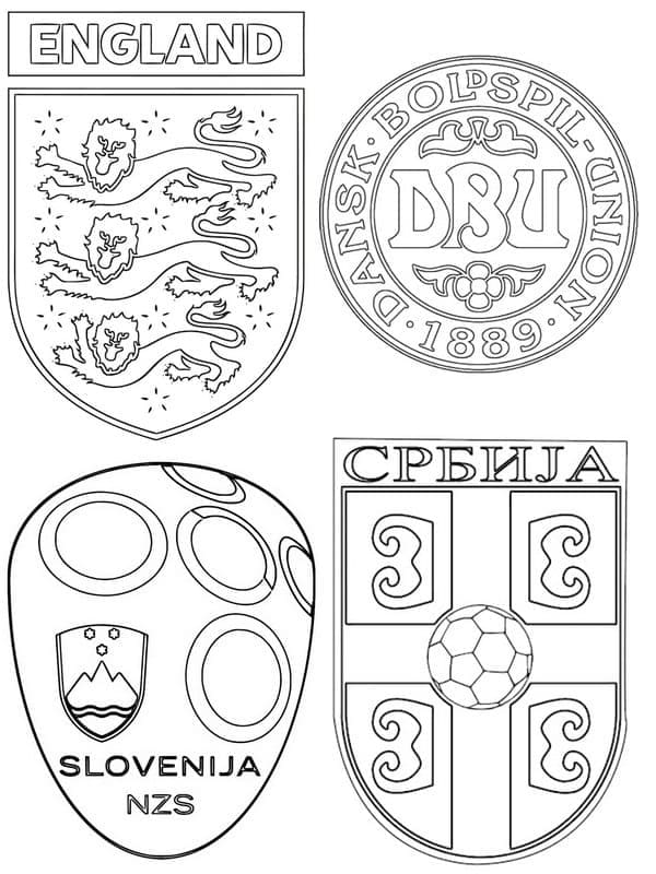 Coloriage gratuit Championnat UEFA Euro #214003 de la collection Sports à imprimer