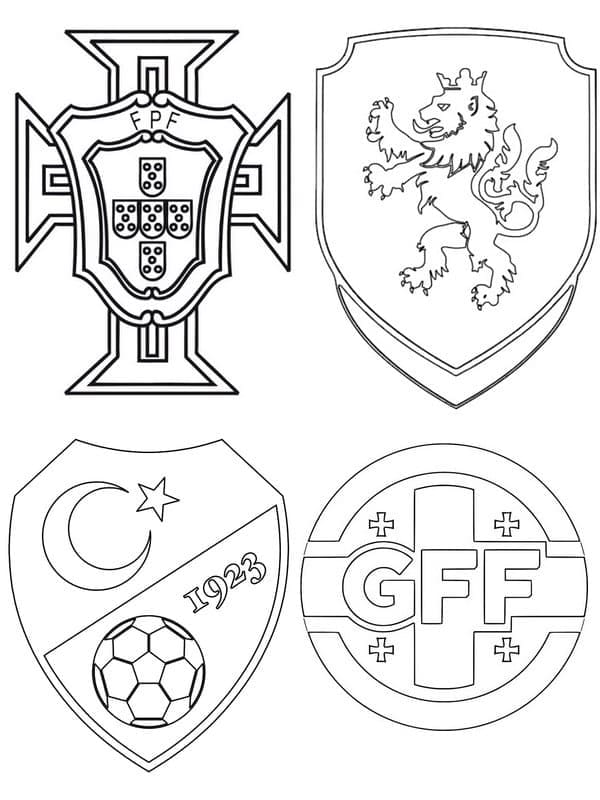 Coloriage gratuit Championnat UEFA Euro #214006 de la collection Sports à imprimer