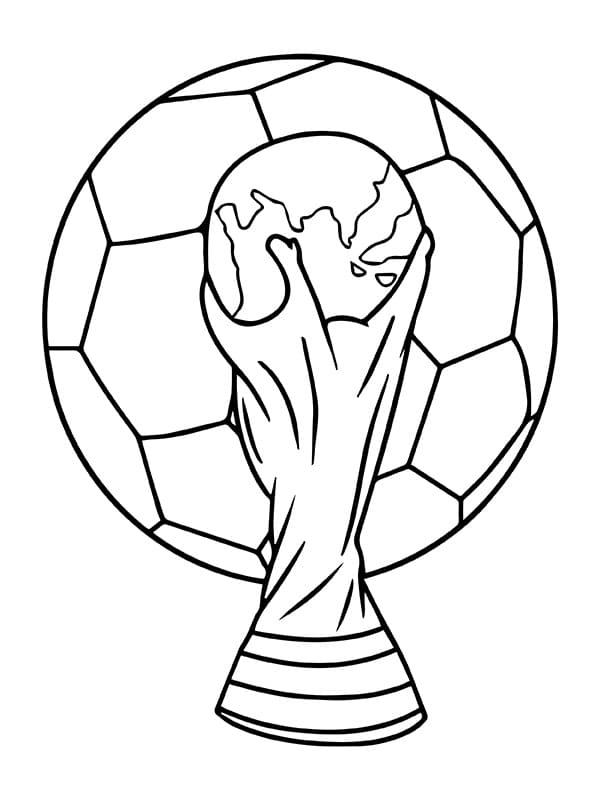 Dessin à colorier: Coupe du Monde (Sports) #194300 - Coloriages à Imprimer Gratuits