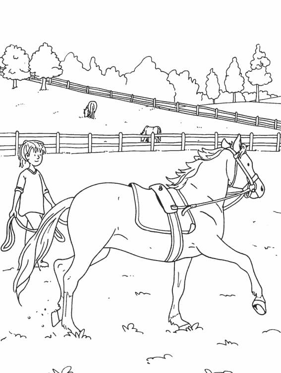 Coloriage gratuit Équitation #193434 de la collection Sports à imprimer