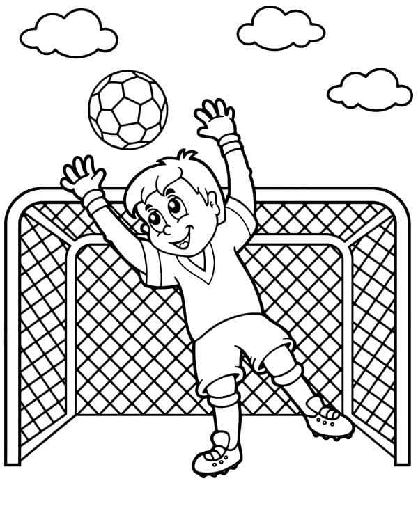 Coloriage gratuit Football #177054 de la collection Sports à imprimer
