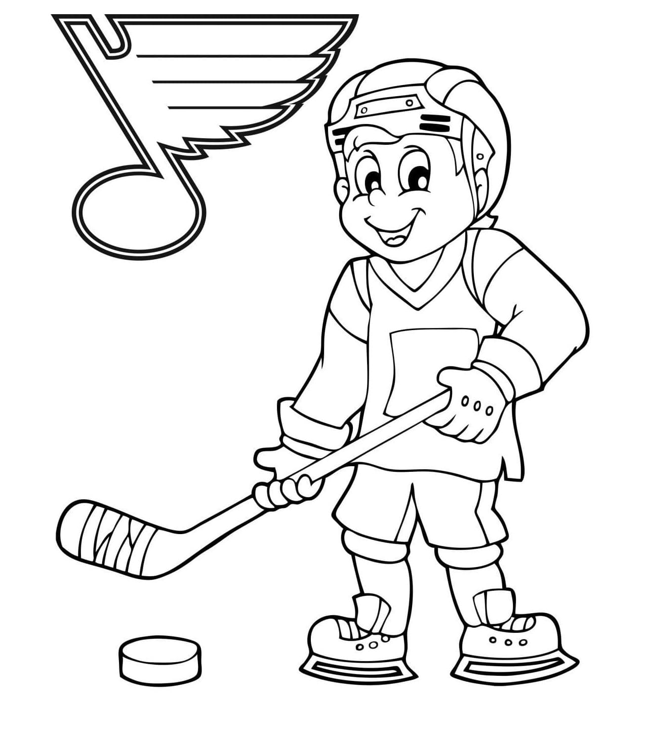 Coloriages Hockey (Sports) – Dessins à colorier – Coloriages à Imprimer ...