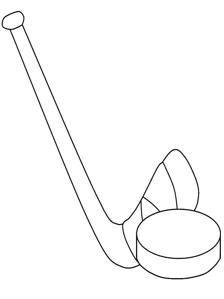 Dessin Hockey #192393 à colorier de la série Sports, gratuit à télécharger et imprimer