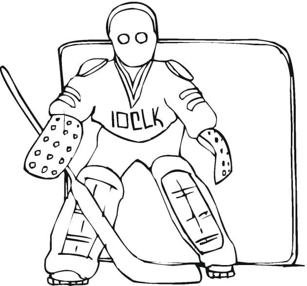 Coloriage gratuit pour enfants et adultes Hockey #192411, collection Sports