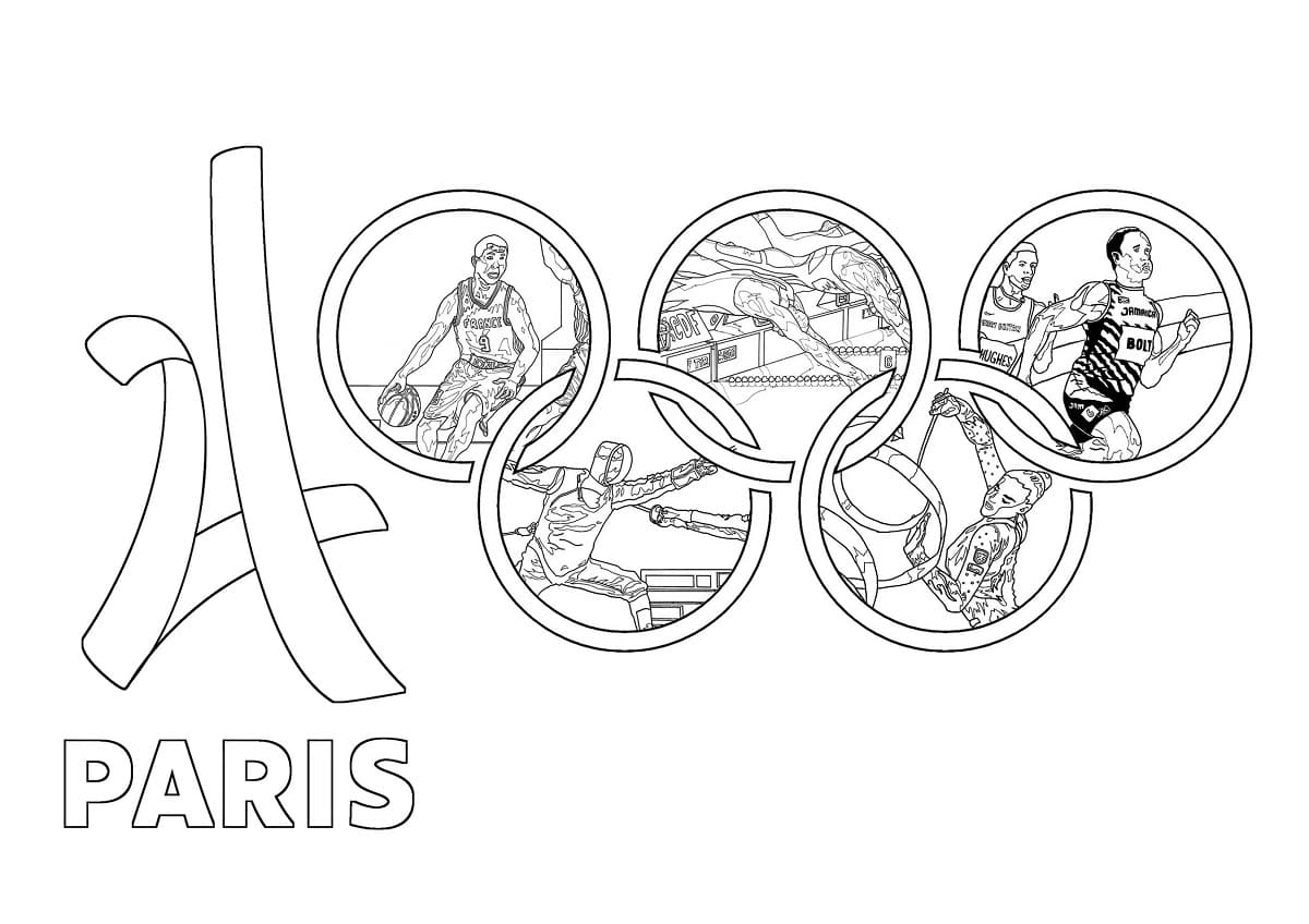 Dessin à colorier: Jeux Olympiques (Sports) #201527 - Coloriages à Imprimer Gratuits