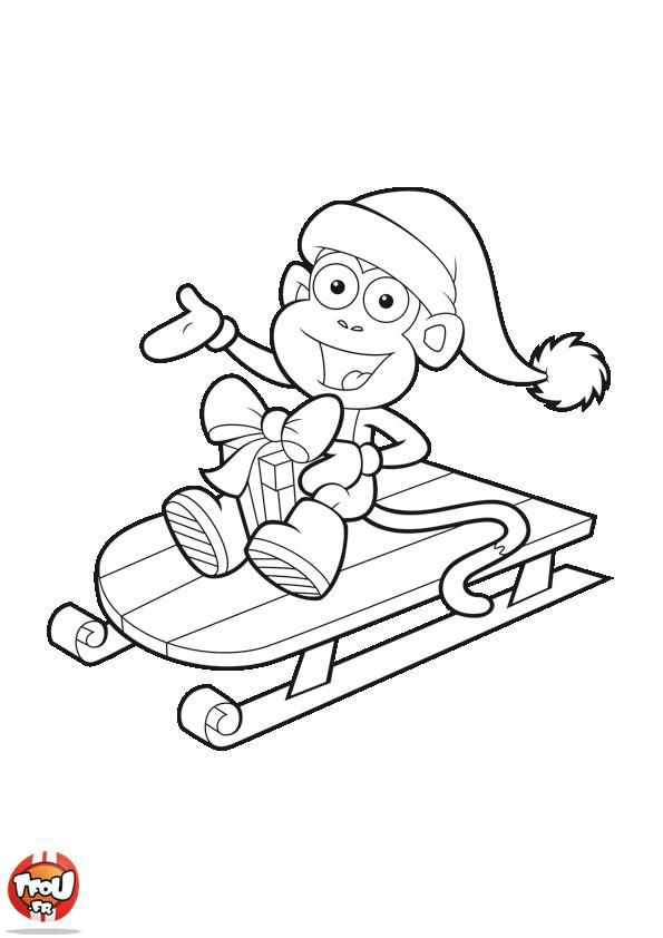 Coloriage gratuit Luge #142539 de la collection Sports à imprimer