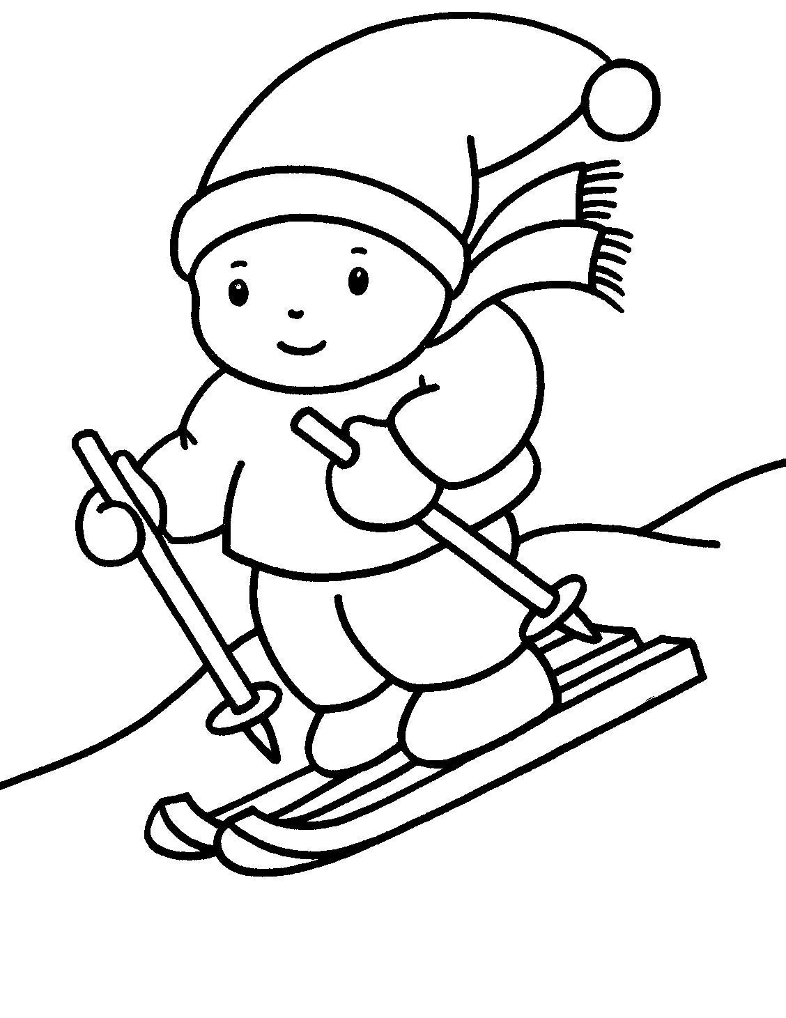 Dessin à colorier: Luge (Sports) #142544 - Coloriages à Imprimer Gratuits