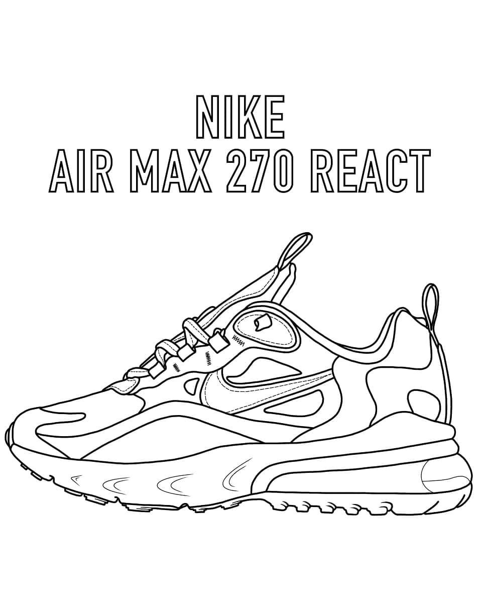 Coloriage gratuit Nike #214879 de la collection Sports à imprimer