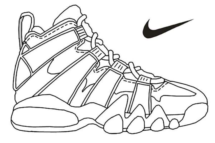 Coloriage gratuit Nike #214896 de la collection Sports à imprimer