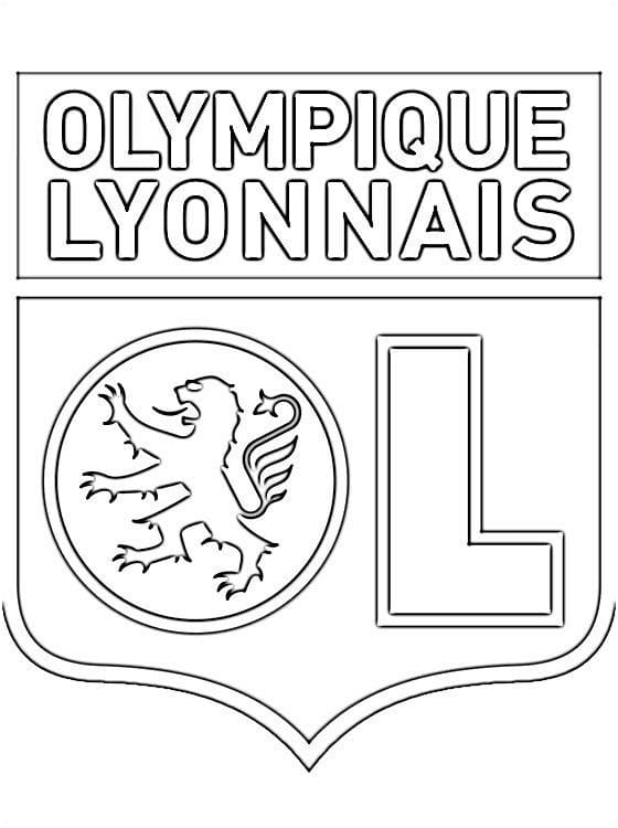 Dessin à colorier: Olympique Lyonnais (Sports) #192987 - Coloriages à Imprimer Gratuits