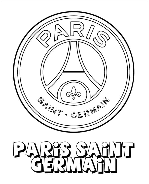 Dessin à colorier: Paris Saint-Germain (PSG) (Sports) #191364 - Coloriages à Imprimer Gratuits