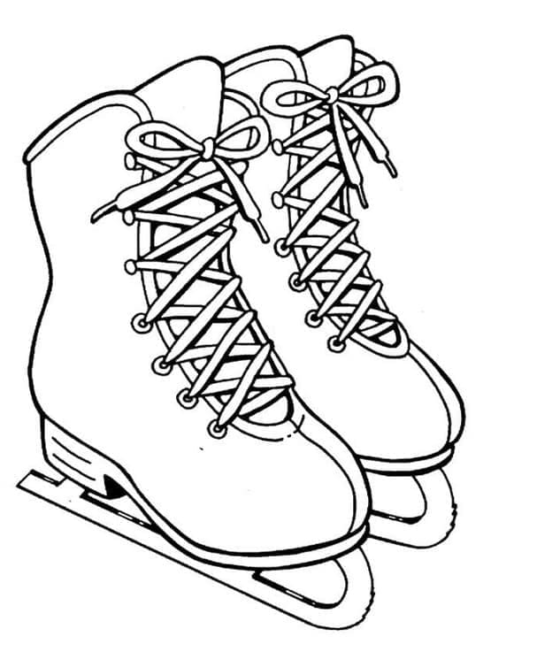 Coloriage gratuit Patinage #207325 de la collection Sports à imprimer