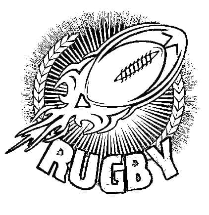 Coloriage gratuit Rugby #211305 de la collection Sports à imprimer