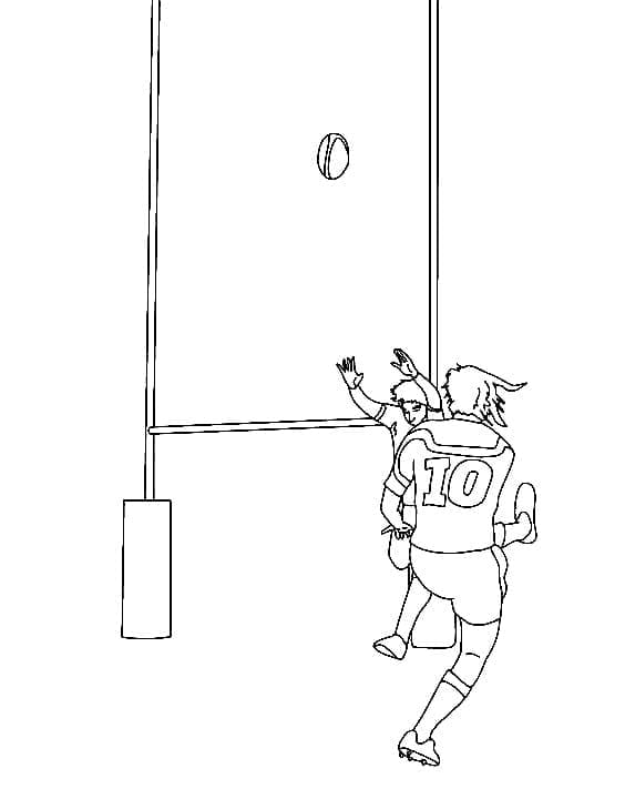Coloriage gratuit Rugby #211307 de la collection Sports à imprimer