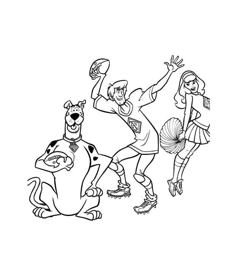 Coloriage gratuit Rugby #211310 de la collection Sports à imprimer