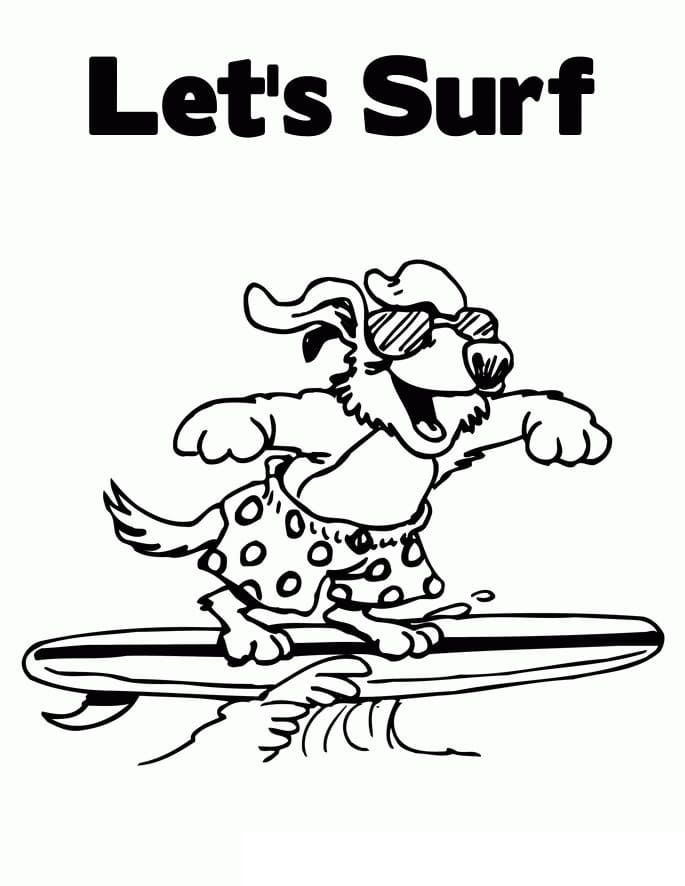Dessin à colorier: Surf (Sports) #214187 - Coloriages à Imprimer Gratuits