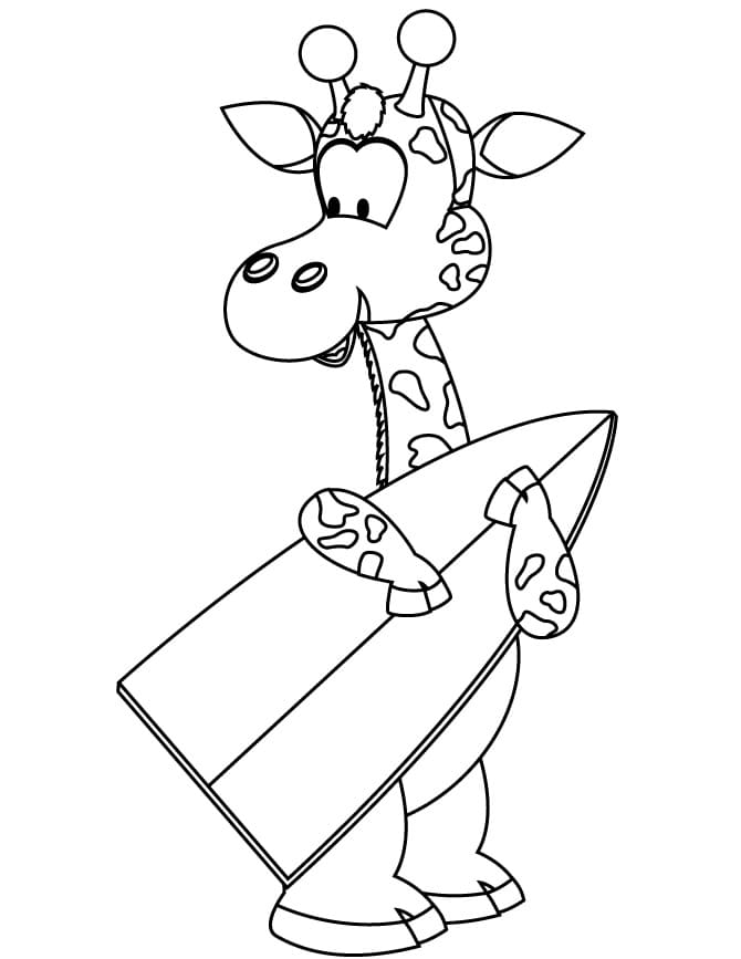 Page de coloriage Surf #214199, collection Sports, à imprimer et colorier
