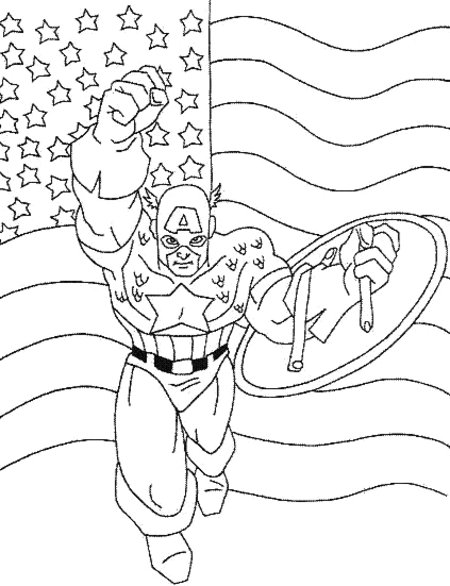 Page de coloriage Avengers #74055, collection Super-héros et Super-vilains, à imprimer et colorier