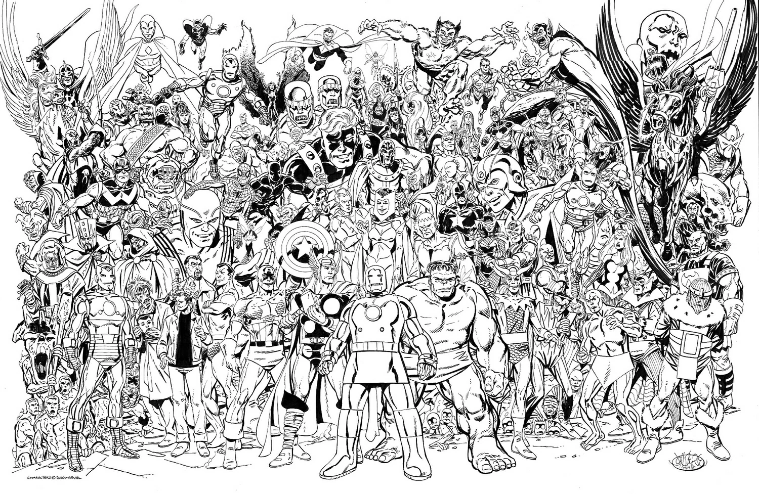 Dessin à colorier: Avengers (Super-héros et Super-vilains) #74126 - Coloriages à Imprimer Gratuits