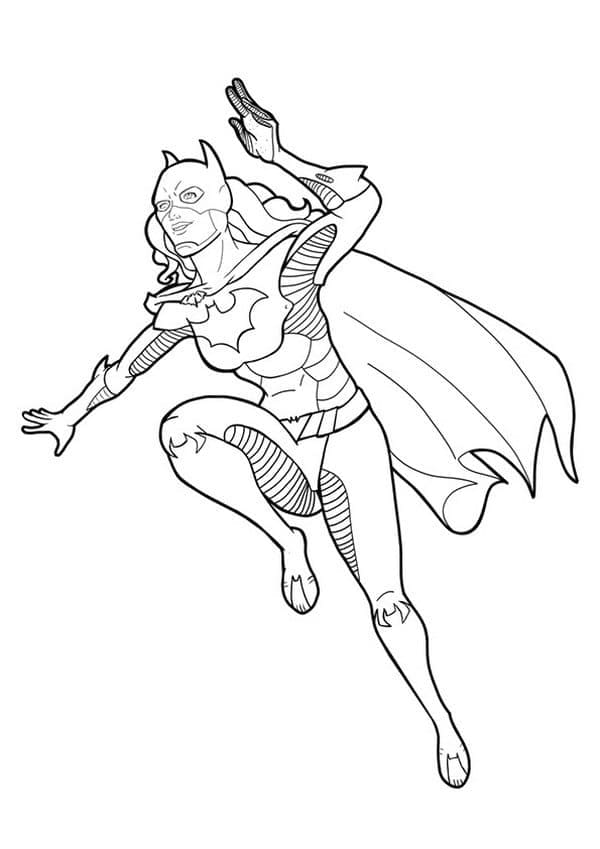 Coloriage gratuit pour enfants et adultes Batgirl #205813, collection Super-héros et Super-vilains Coloriage gratuit pour enfants et adultes Batgirl #205813, collection Super-héros et Super-vilains