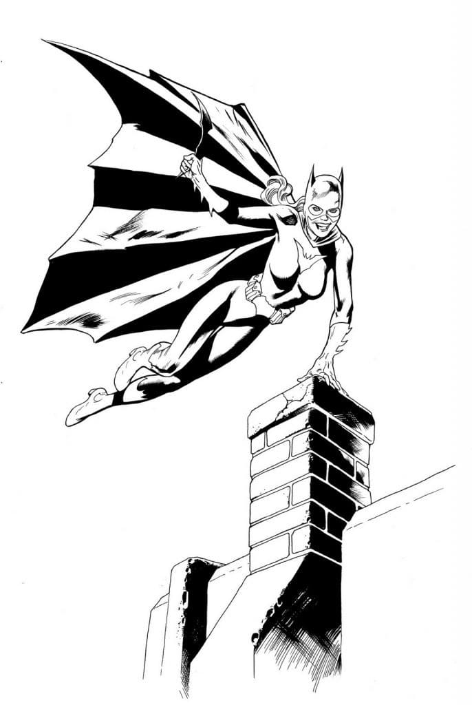 Dessin Batgirl #205816 à colorier de la série Super-héros et Super-vilains, gratuit à télécharger et imprimer Dessin Batgirl #205816 à colorier de la série Super-héros et Super-vilains, gratuit à télécharger et imprimer