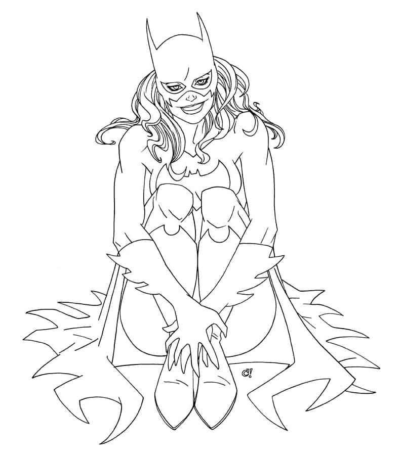 Illustration au trait Batgirl #205829 de la collection Super-héros et Super-vilains à colorier gratuitement Illustration au trait Batgirl #205829 de la collection Super-héros et Super-vilains à colorier gratuitement