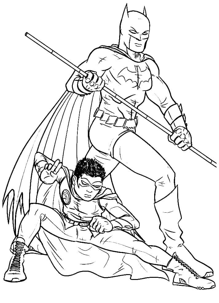 Page de coloriage Batman #179954, collection Super-héros et Super-vilains, à imprimer et colorier Page de coloriage Batman #179954, collection Super-héros et Super-vilains, à imprimer et colorier