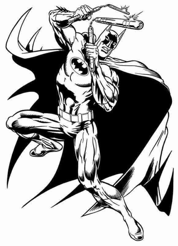Coloriage imprimable Batman #76925 de la collection Super-héros et Super-vilains à colorier aux crayons