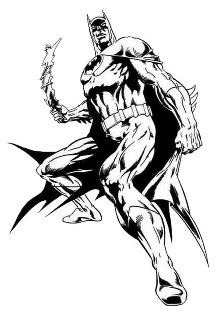 Dessin à colorier: Batman (Super-héros et Super-vilains) #76935 - Coloriages à Imprimer Gratuits