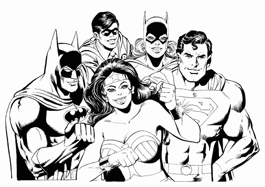 Dessin à colorier: Batman (Super-héros et Super-vilains) #76945 - Coloriages à Imprimer Gratuits