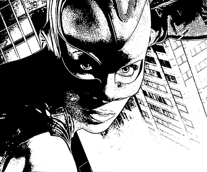 Dessin Catwoman #78108 à colorier de la série Super-héros et Super-vilains, gratuit à télécharger et imprimer