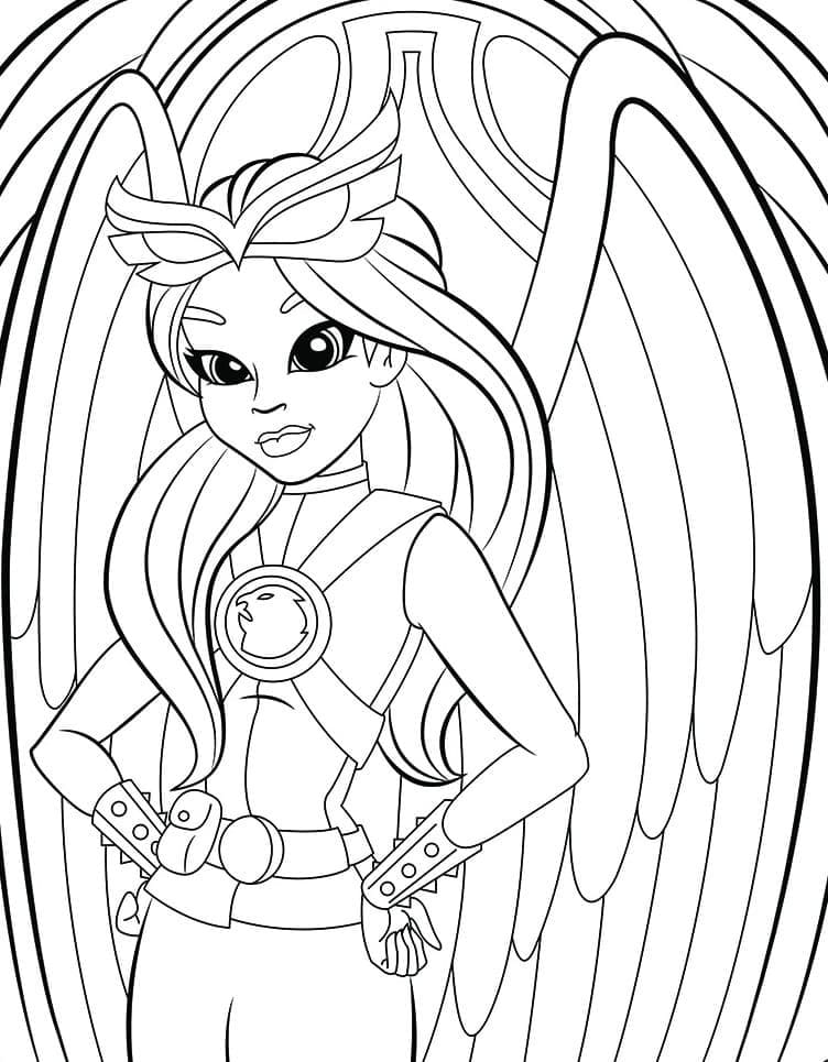 Coloriage gratuit DC Super Hero Girls #199472 de la collection Super-héros et Super-vilains à imprimer