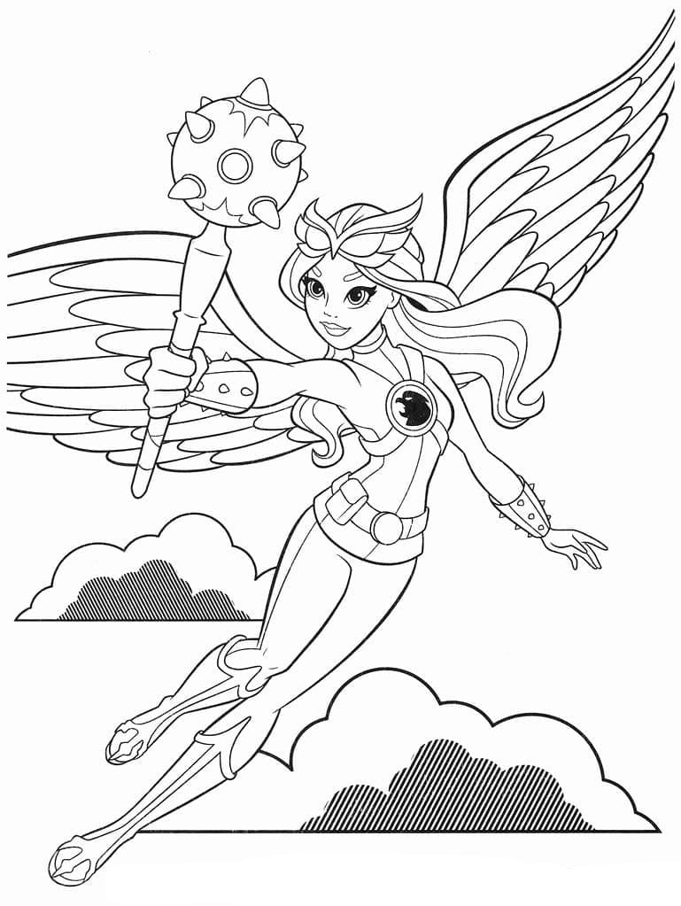 Coloriage gratuit DC Super Hero Girls #199476 de la collection Super-héros et Super-vilains à imprimer