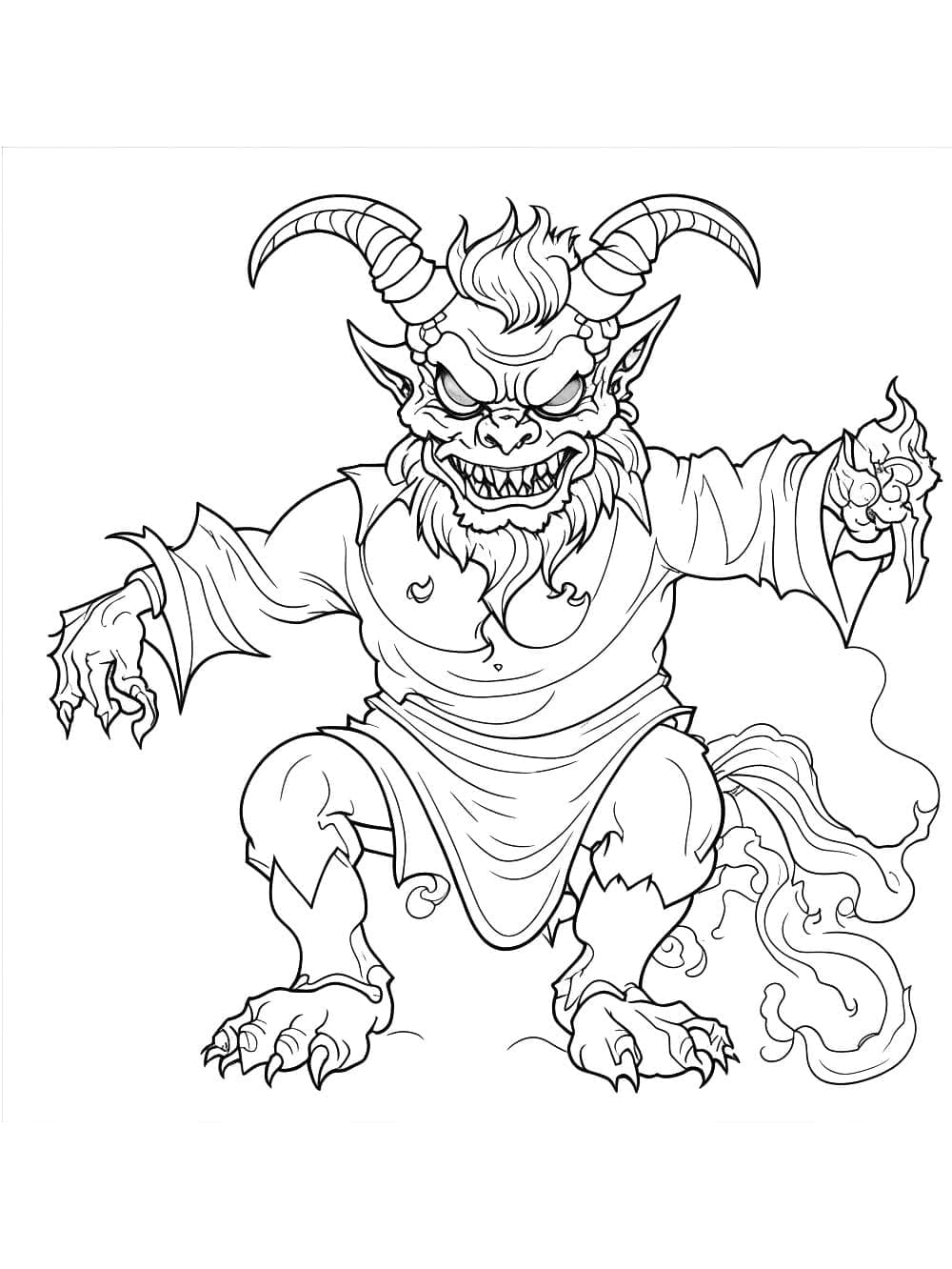 Dessin Diable #204176 à colorier de la série Super-héros et Super-vilains, gratuit à télécharger et imprimer Dessin Diable #204176 à colorier de la série Super-héros et Super-vilains, gratuit à télécharger et imprimer