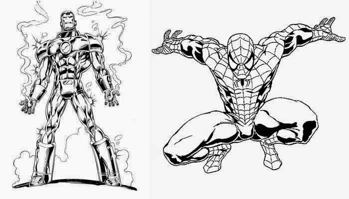 Dessin à colorier: Iron Man (Super-héros et Super-vilains) #80598 - Coloriages à Imprimer Gratuits