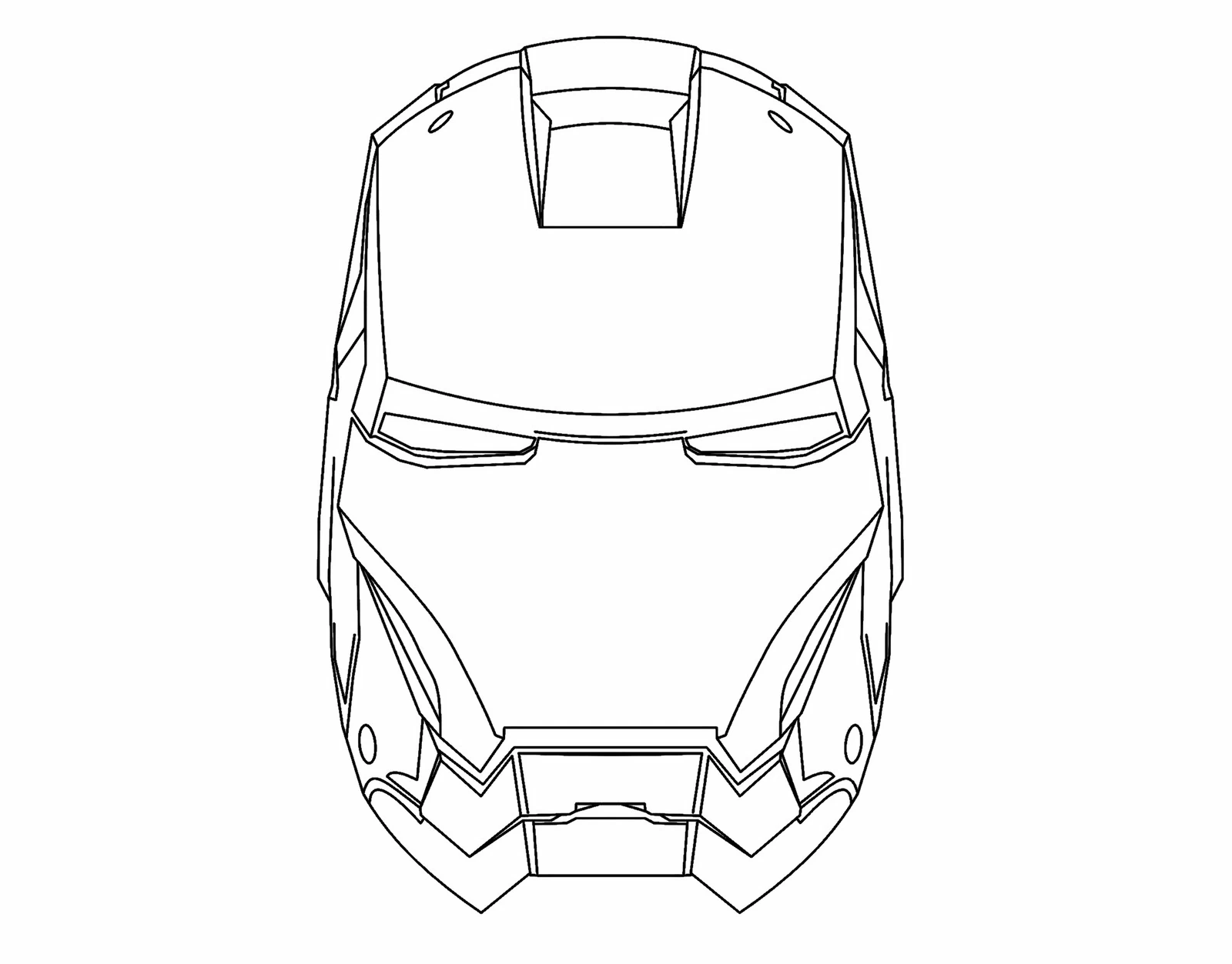 Dessin à colorier: Iron Man (Super-héros et Super-vilains) #80720 - Coloriages à Imprimer Gratuits
