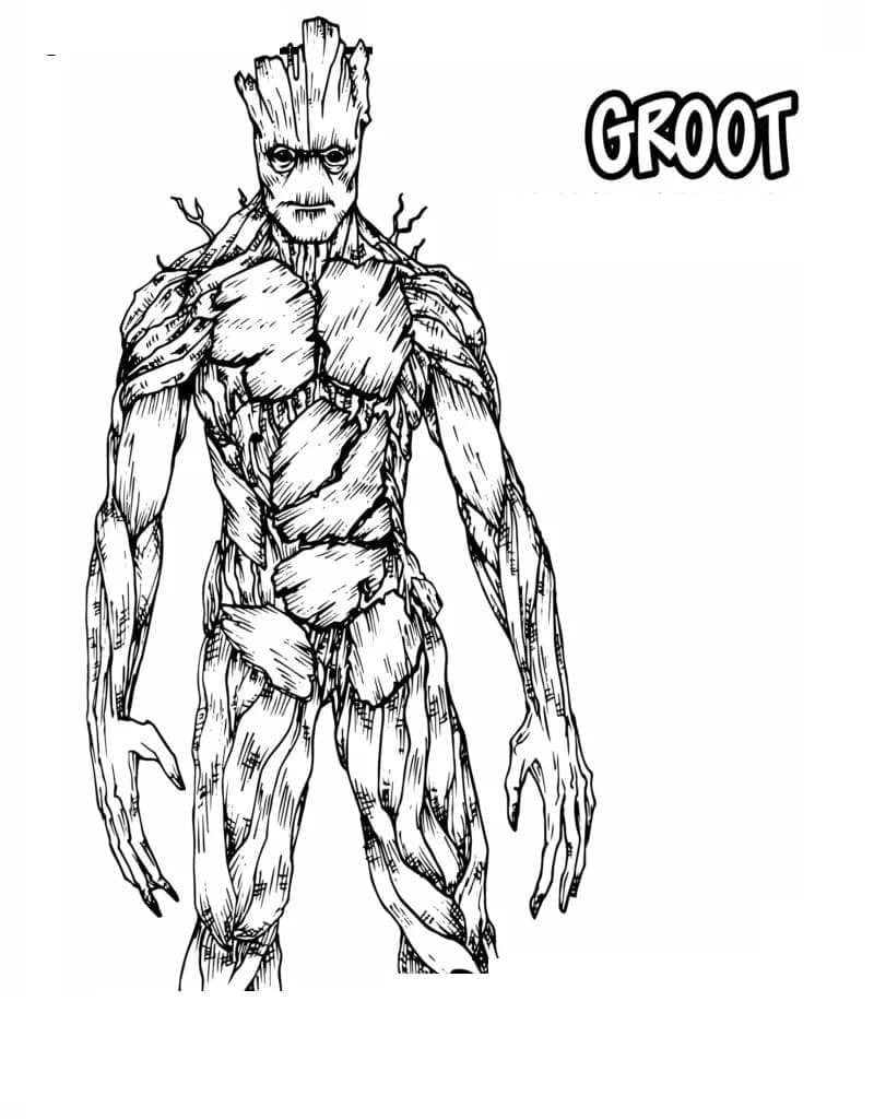 Coloriage gratuit Les Gardiens de la Galaxie #211160 de la collection Super-héros et Super-vilains à imprimer