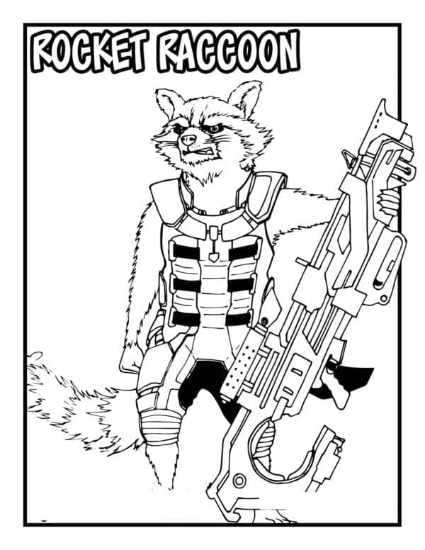 Coloriage gratuit Les Gardiens de la Galaxie #211191 de la collection Super-héros et Super-vilains à imprimer