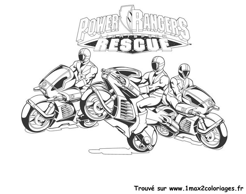 Dessin à colorier: Power Rangers (Super-héros et Super-vilains) #49960 - Coloriages à Imprimer Gratuits
