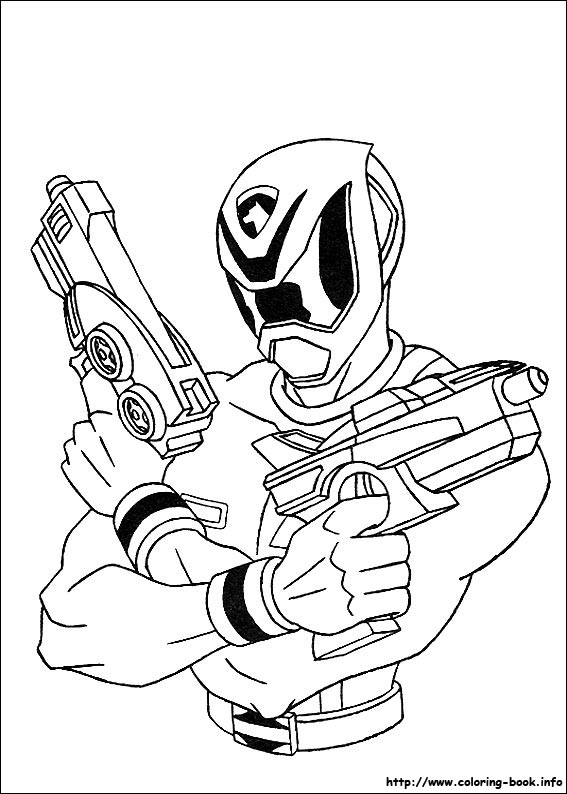 Dessin à colorier: Power Rangers (Super-héros et Super-vilains) #49963 - Coloriages à Imprimer Gratuits