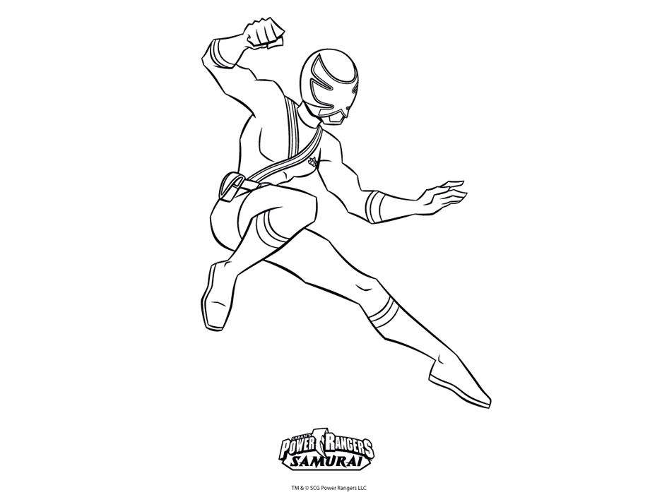 Dessin à colorier: Power Rangers (Super-héros et Super-vilains) #49979 - Coloriages à Imprimer Gratuits